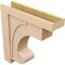 Ekena Millwork 9"W x 36"D x 36"H Thin Alma Rough Cedar Woodgrain TimberThane Corbel, Primed Tan CORUR09X36X36ALMRCPR - alternate 3
